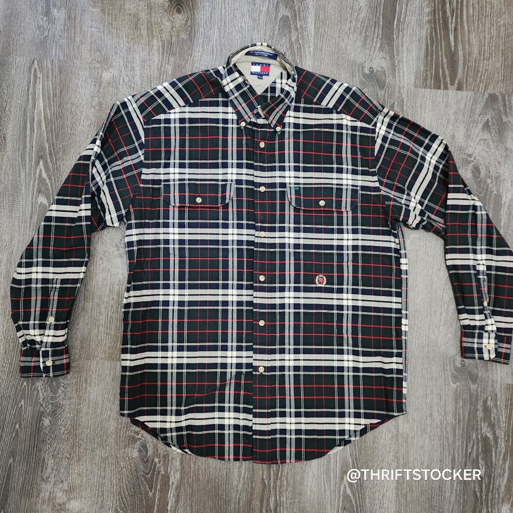 Tommy Hilfiger Plaid Button Down Shirt